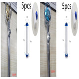 New Turbo Propeller Shower Head Water Saving High Preassure Flow 360 Degrees With Fan Extension Showerhead Rainfall With Holder