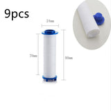 New Turbo Propeller Shower Head Water Saving High Preassure Flow 360 Degrees With Fan Extension Showerhead Rainfall With Holder